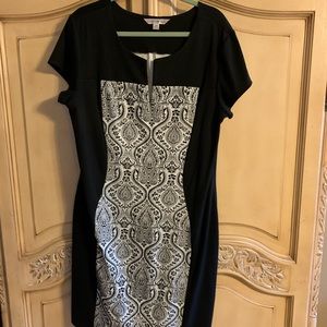 Black and white dress size 16 W